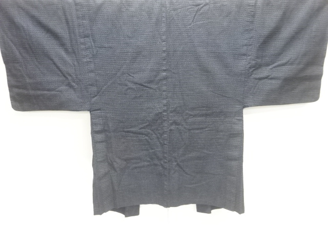 JAPANESE KIMONO / ANTIQUE MENS HAORI / COTTON / KURUME KASURI